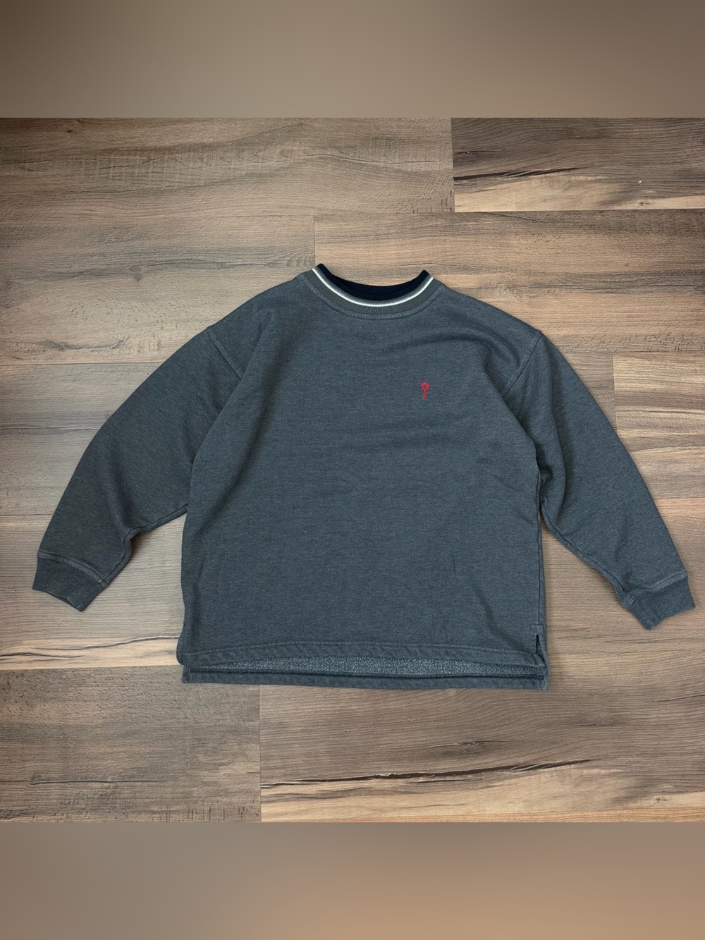 Vintage 90's Boys' Youth Sweatshirt - Grey - Size Large 16-18